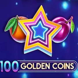 100 Golden Coins casino game by Amusnet Interactive – featured logo at Revolution Casino