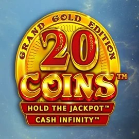 20 Coins Grand Gold Edition logo by Wazdan at Revolution Casino