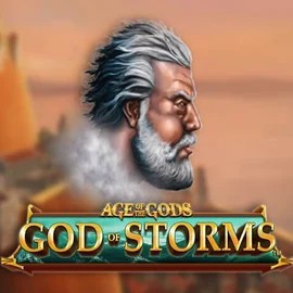 Age Of The Gods: God of Storms casino game by Playtech – featured logo at Revolution Casino