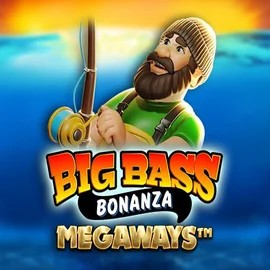 Official Slots logo: Big Bass Bonanza Megaways by Pragmatic Play at Revolution Casino