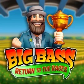 Big Bass Return to the Races slot icon by Pragmatic Play, available at Revolution Casino
