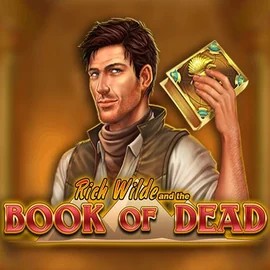 Book of Dead logo by Play’n GO at Revolution Casino