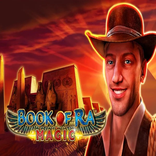 Book of Ra Magic logo – Slots by Greentube at Revolution Casino