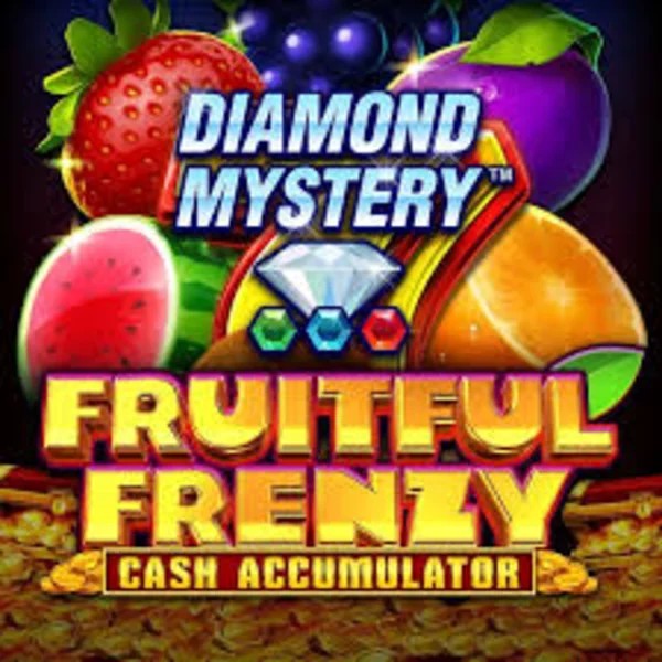 Diamond Mystery Fruitful Frenzy Cash Accumulator slot visual from Greentube available on www.revolution-casino.org