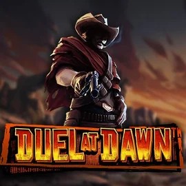 Duel At Dawn slot logo by Hacksaw Gaming at Revolution Casino