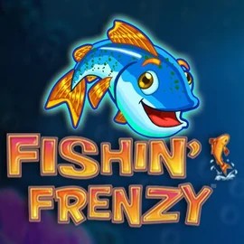 Fishin Frenzy logo by Blueprint Gaming at Revolution Casino