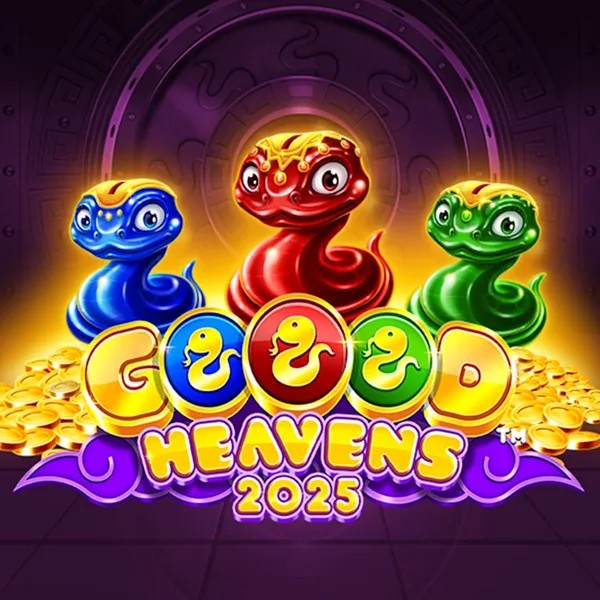 Goood Heavens logo by Rarestone Gaming at Revolution Casino