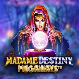 Madame Destiny Megaways logo by Pragmatic Play Revolution Casino