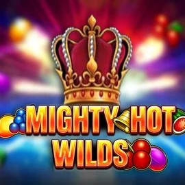 Mighty Hot Wilds logo by Inspired Gaming at Revolution Casino