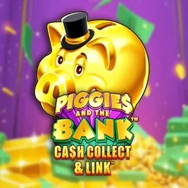 Piggies And The Bank Cash Collect &amp; Link online game logo by Origins on www.revolution-casino.org