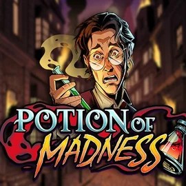 Potion of Madness slot logo by Play’n GO at Revolution Casino