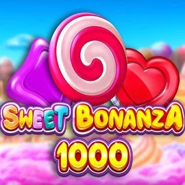 Slots logo of Sweet Bonanza 1000 from Pragmatic Play at Revolution Casino
