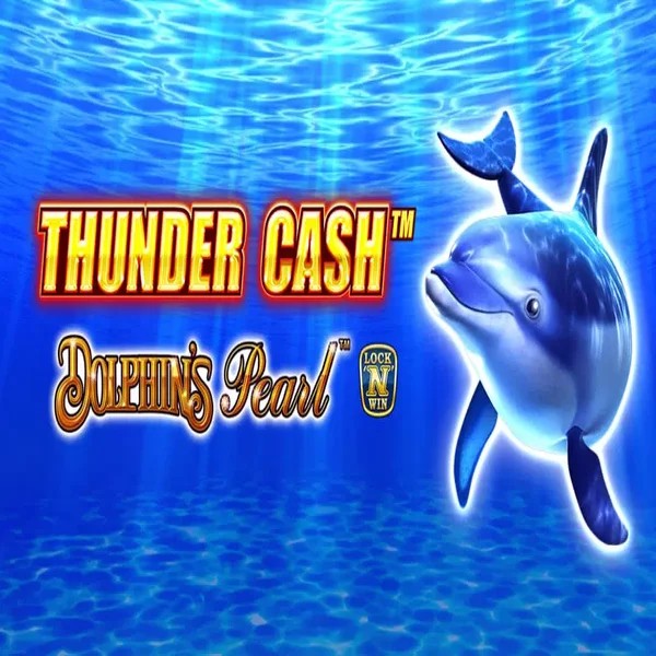 Thunder Cash Dolphins Pearl by Novomatic, showcased at www.revolution-casino.org – game logo