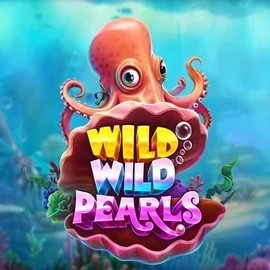 Wild Wild Pearls online game logo by Pragmatic Play on www.revolution-casino.org